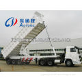 China hot sale 2 or 3 axles tipper/dump truck semi trailer for sale (hydraulic cylinder for discharge)
